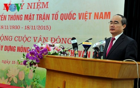 Vietnam Fatherland Front’s traditional day marked nationwide - ảnh 1